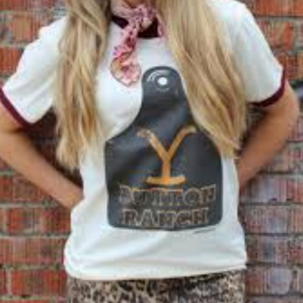 Yellowstone | Dutton Ranch Ear Tag T Shirt - Picture 1 of 11